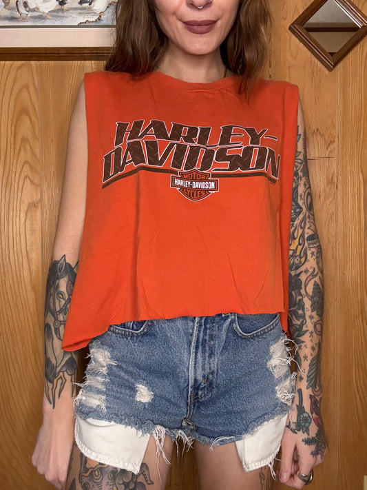 (M-XL) Harley crop top