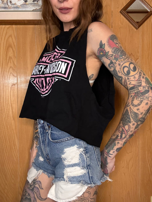 (M-XL) Harley crop top
