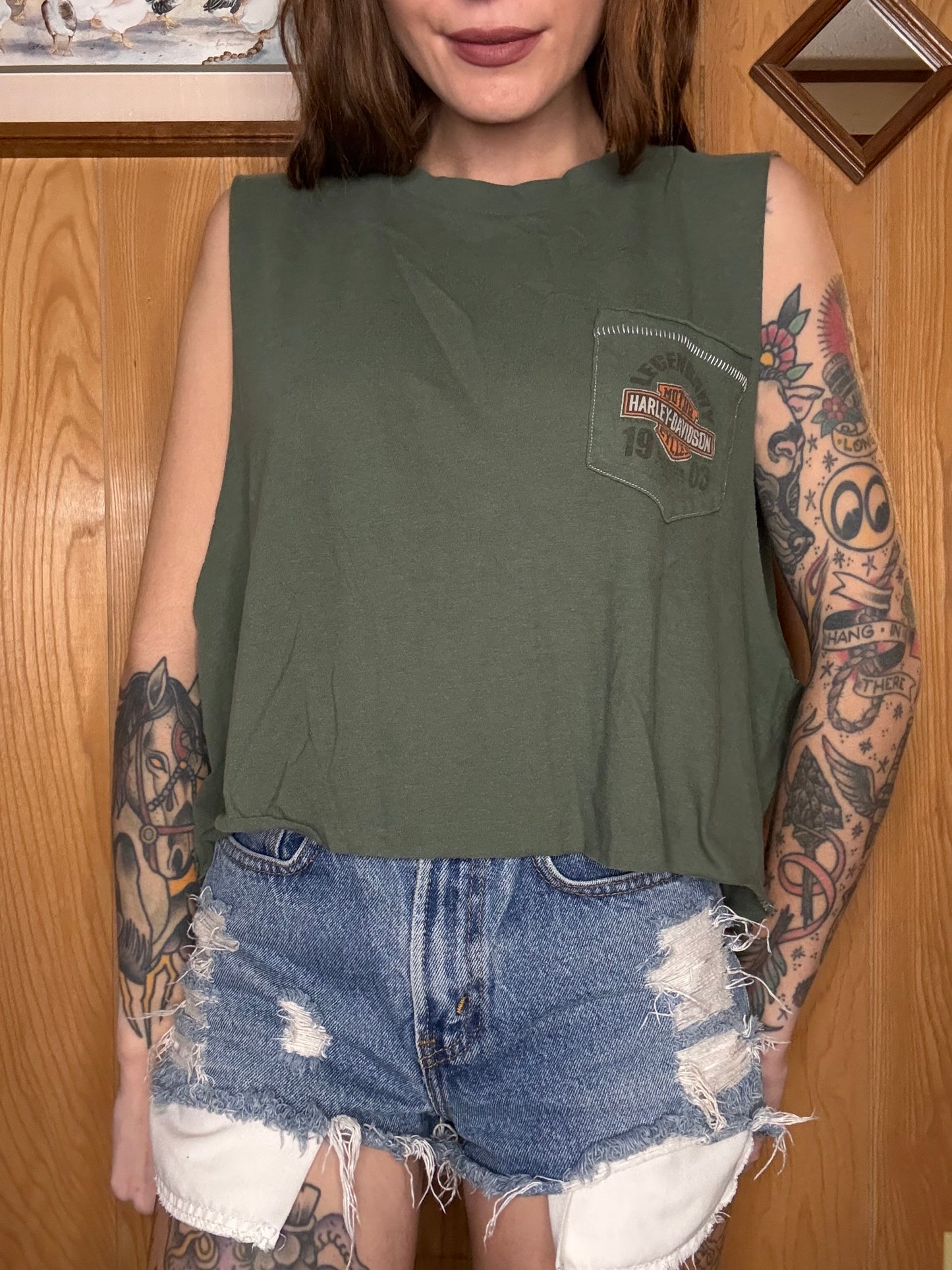 (M-XL) Harley crop top