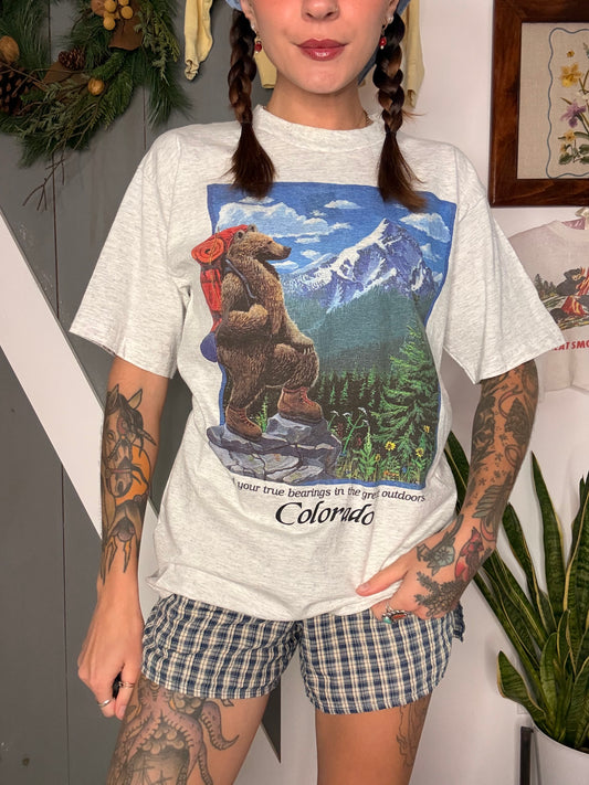 (L) vtg Colorado tee