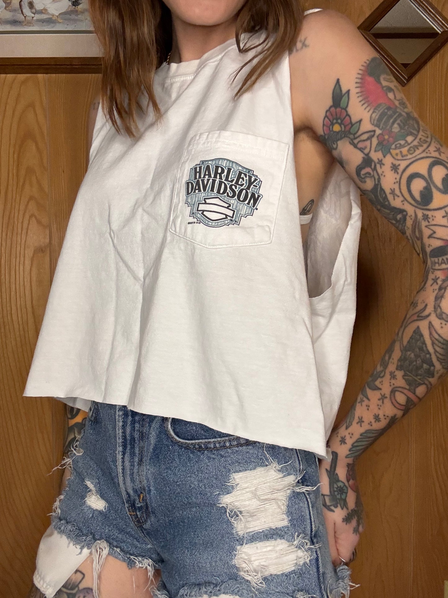 (S-L) Harley crop top