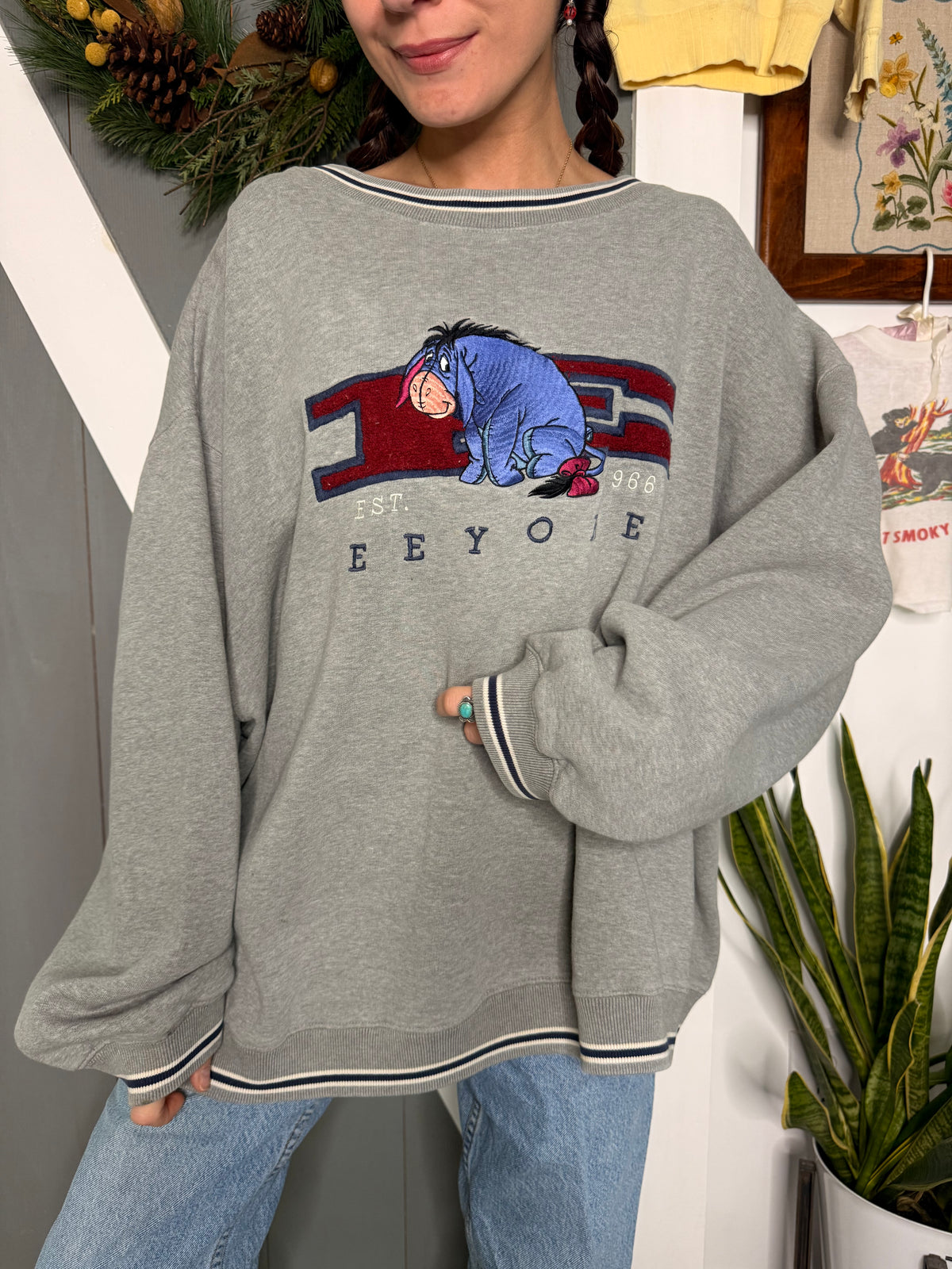 (2XL/3XL) Vtg Eeyore crewneck