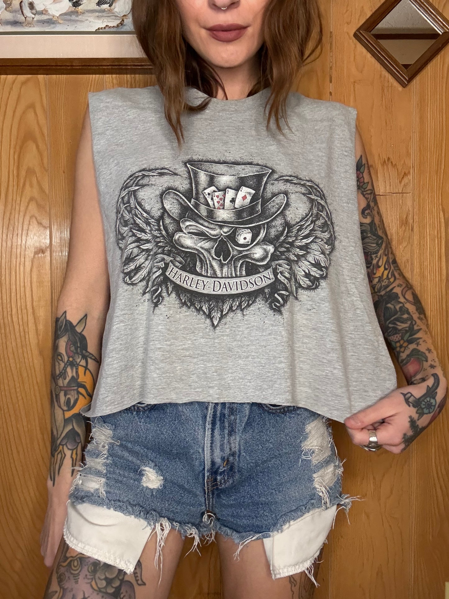 (M-XL) Harley crop top