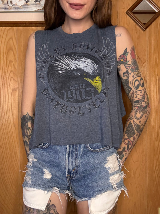 (M-XL) Harley crop top