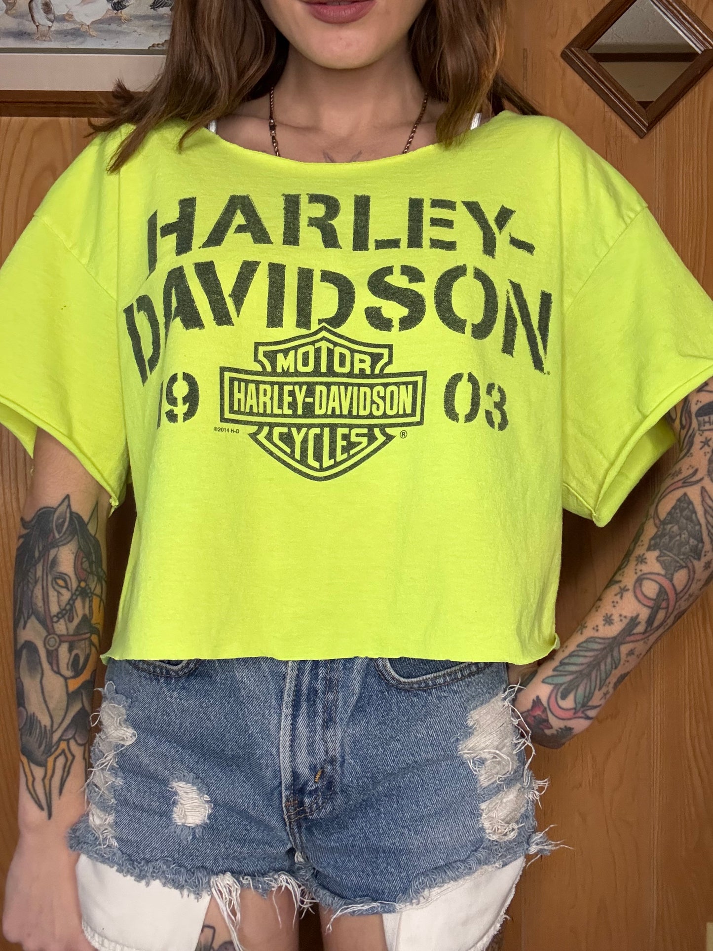 (M-XL) Harley crop top