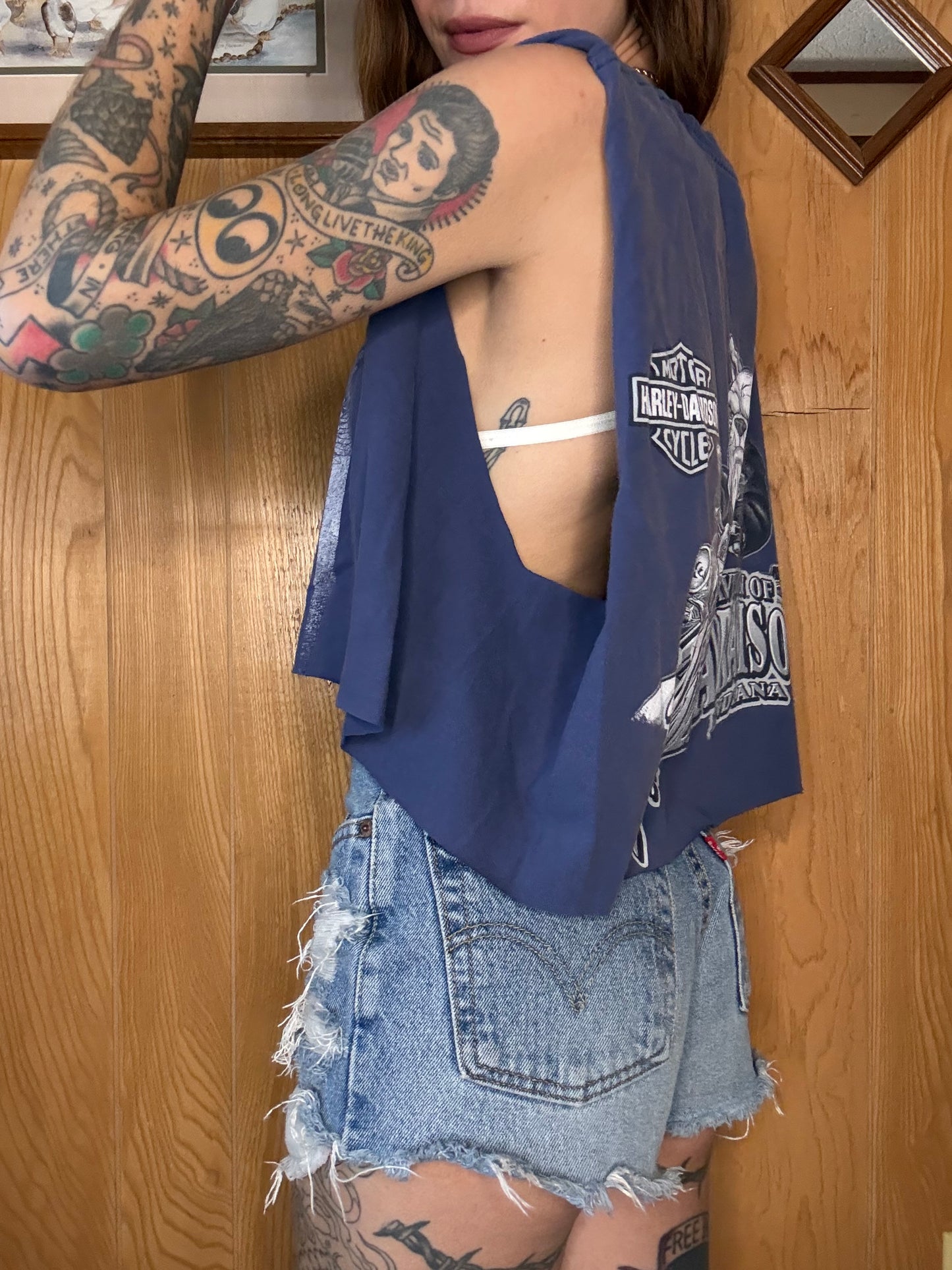 (M-XL) Harley crop top