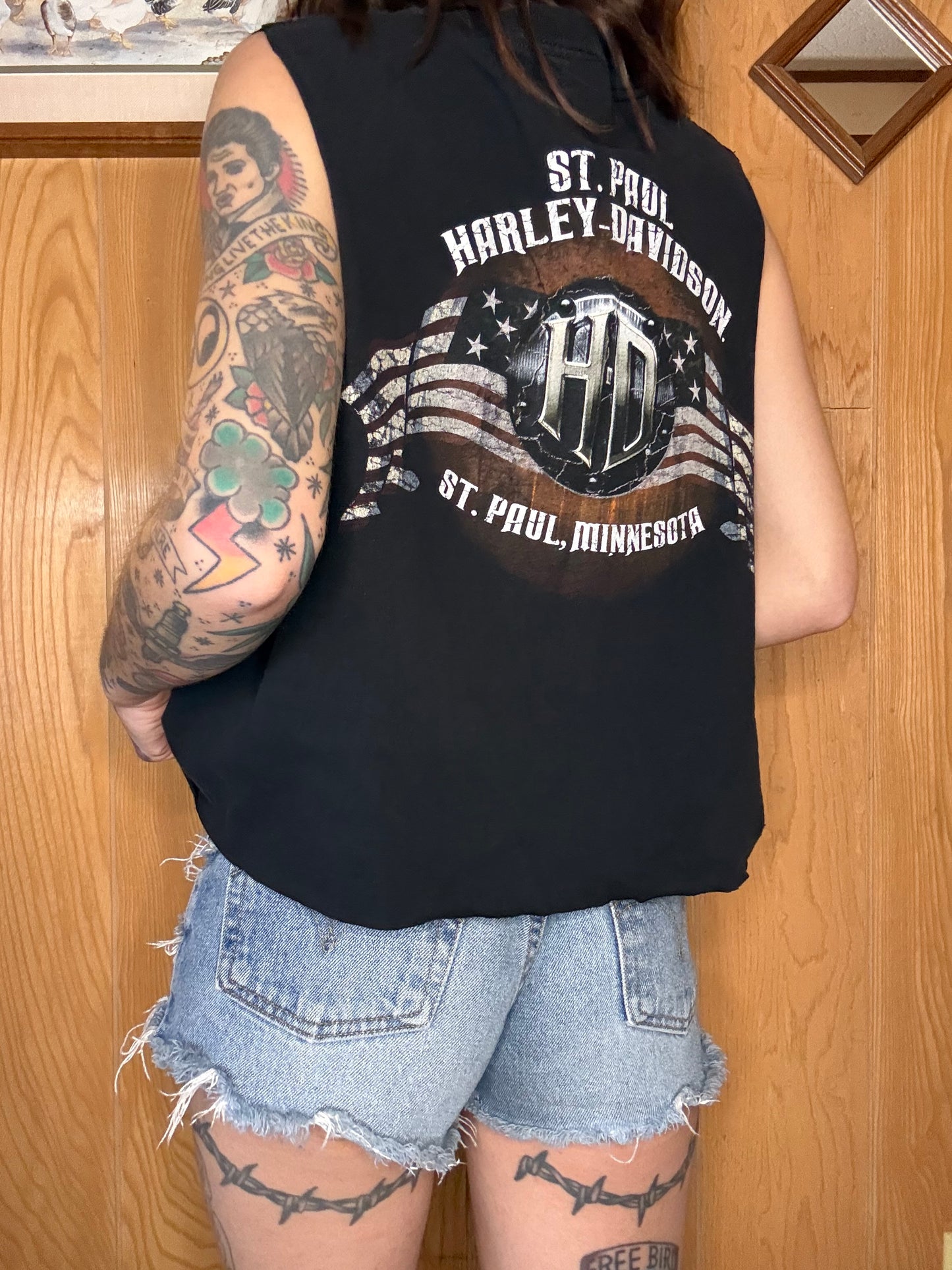 (M-XL) Harley crop top