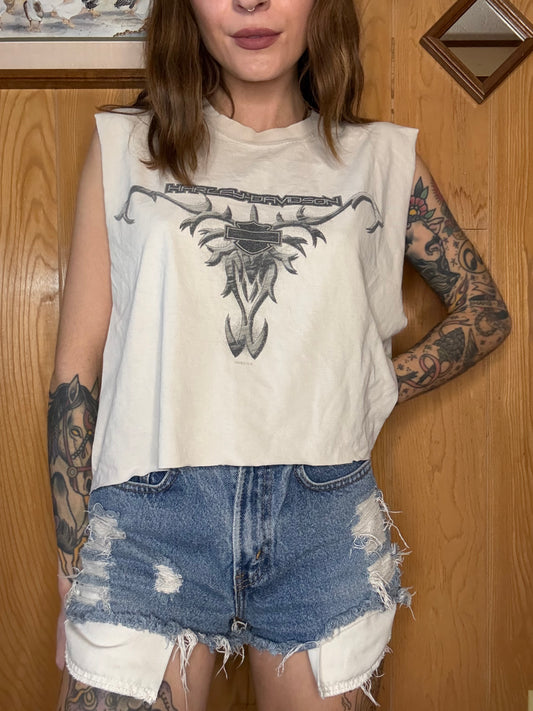 (M-XL) Harley crop top