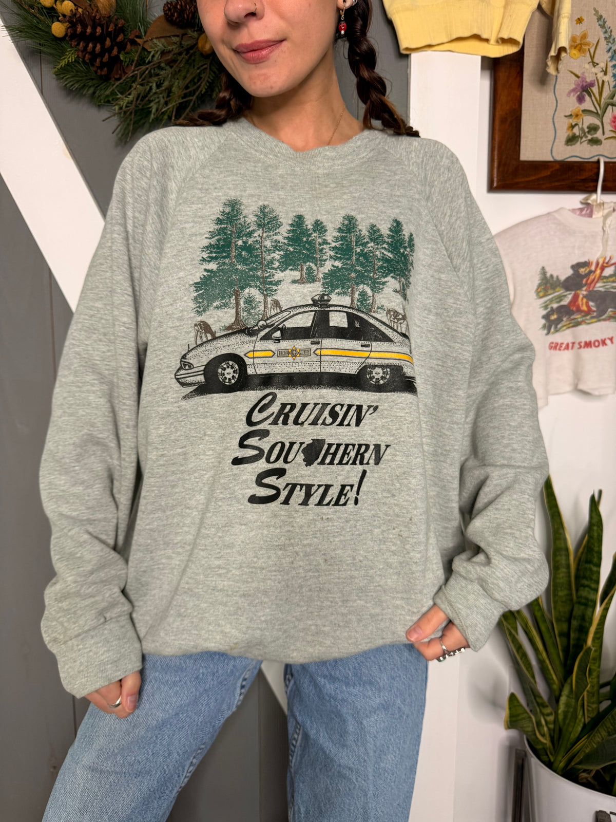 (XL) Vtg southern style crewneck
