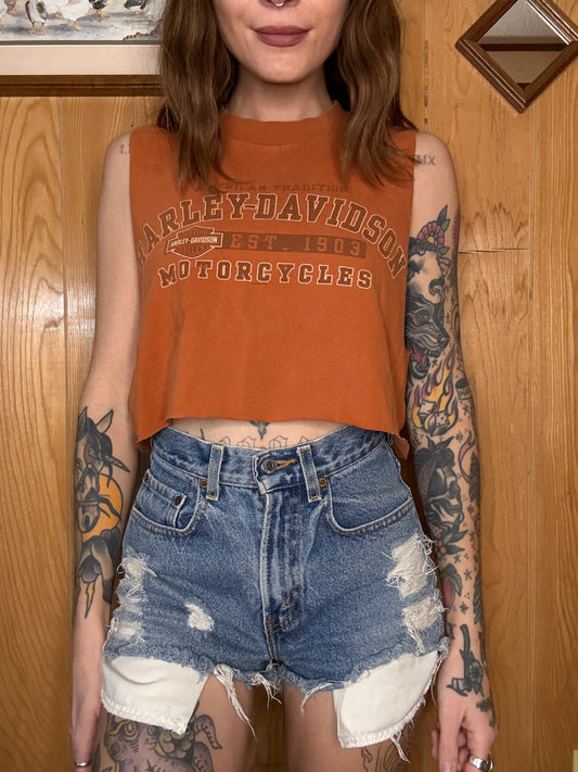 (S-L) Harley crop top