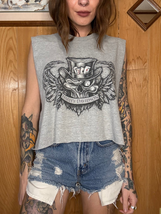 (M-XL) Harley crop top