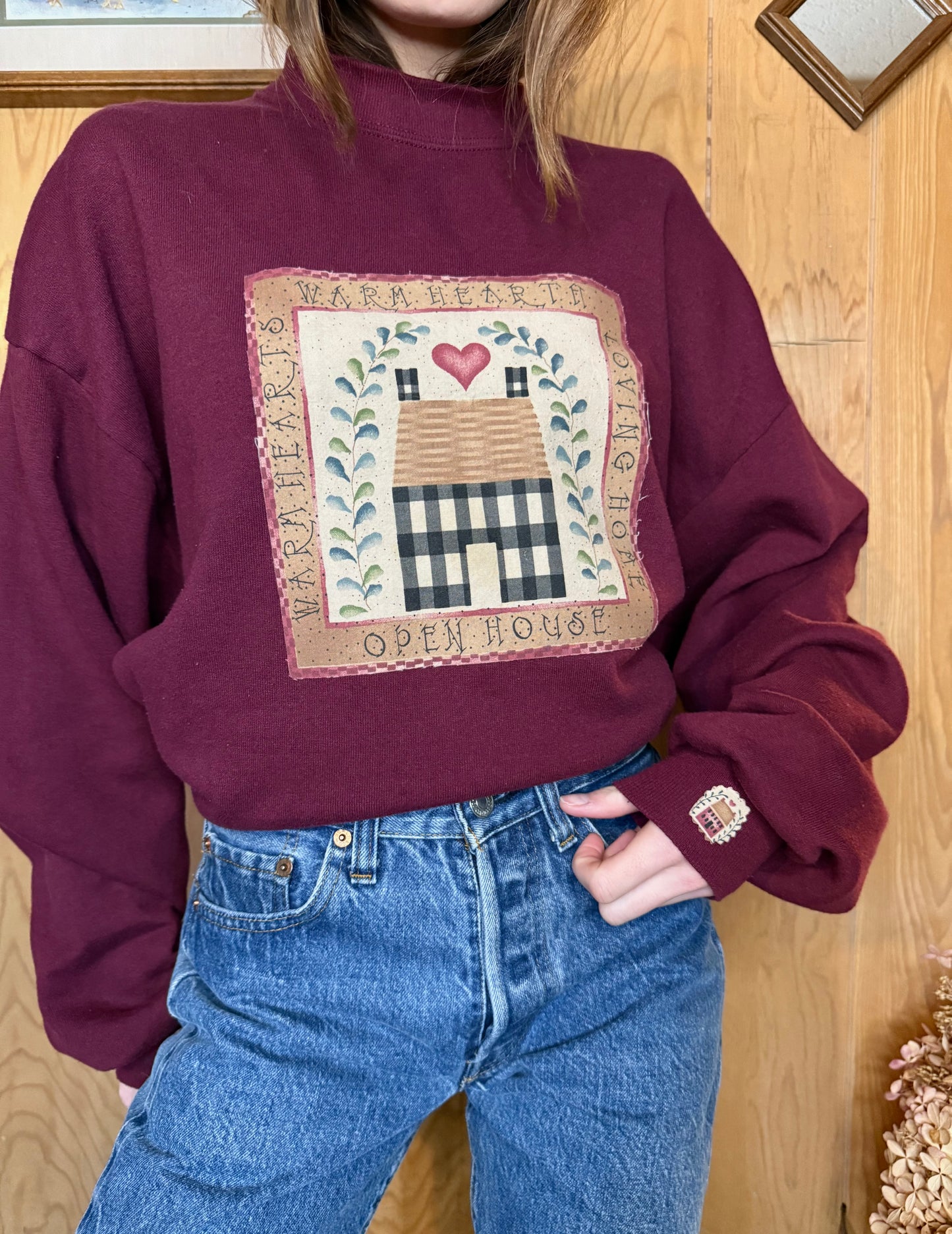 (XL) Vtg home sweet home crewneck