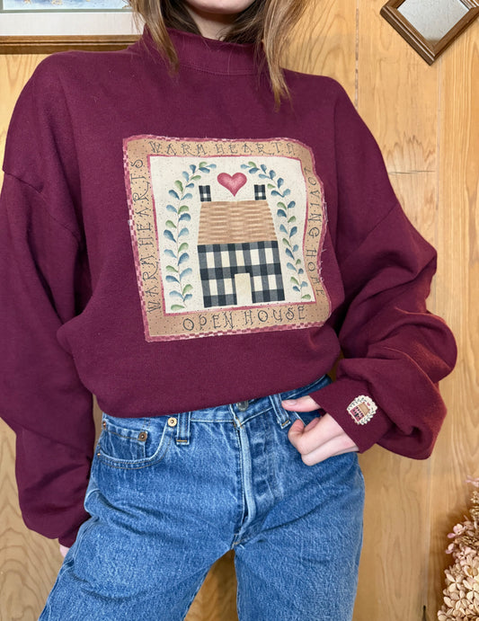 (XL) Vtg home sweet home crewneck