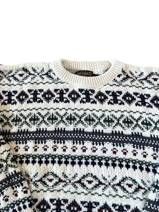 (L) Vintage fair isle sweater