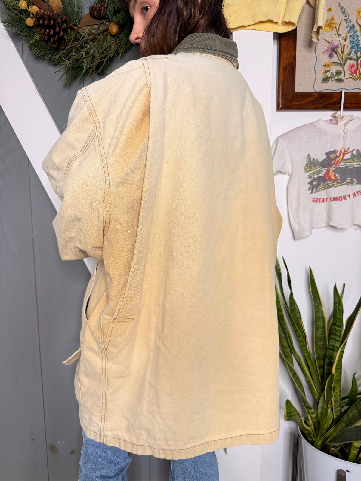 (L/XL) Vtg LL Bean chore coat