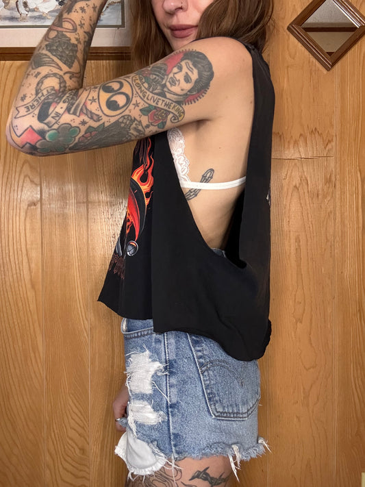 (M-XL) Harley crop top