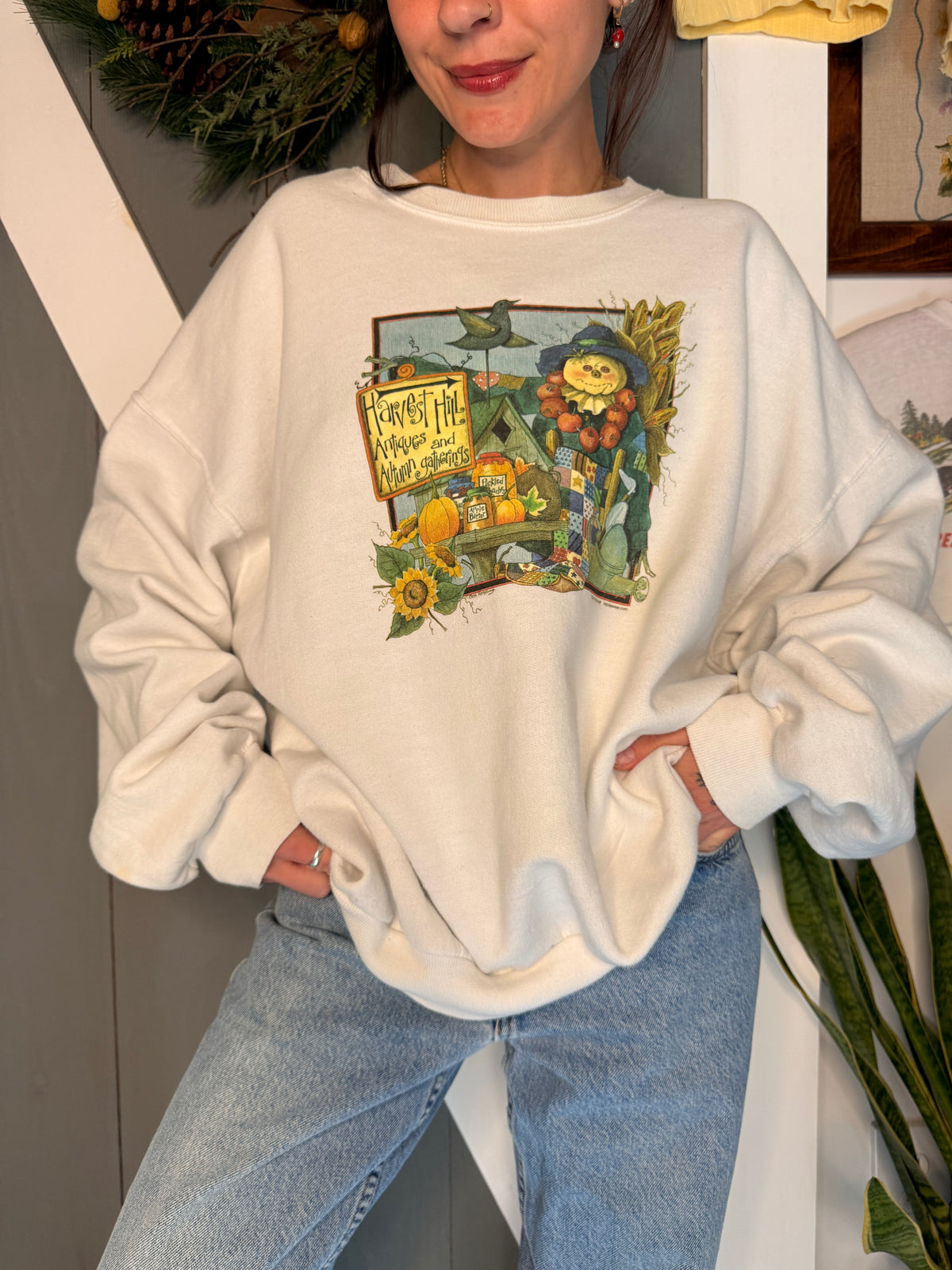 (2XL) vtg fall crewneck
