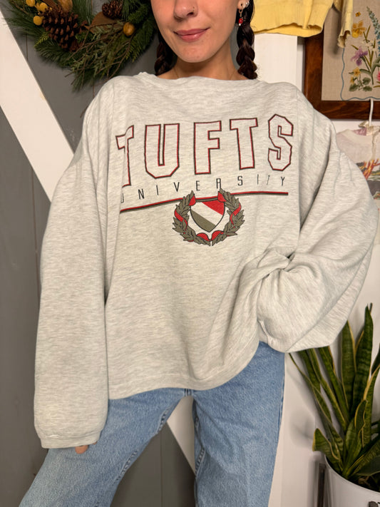 (XL) Vtg Tufts U crewneck