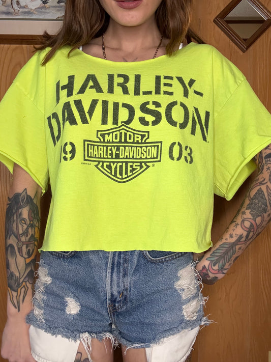 (M-XL) Harley crop top