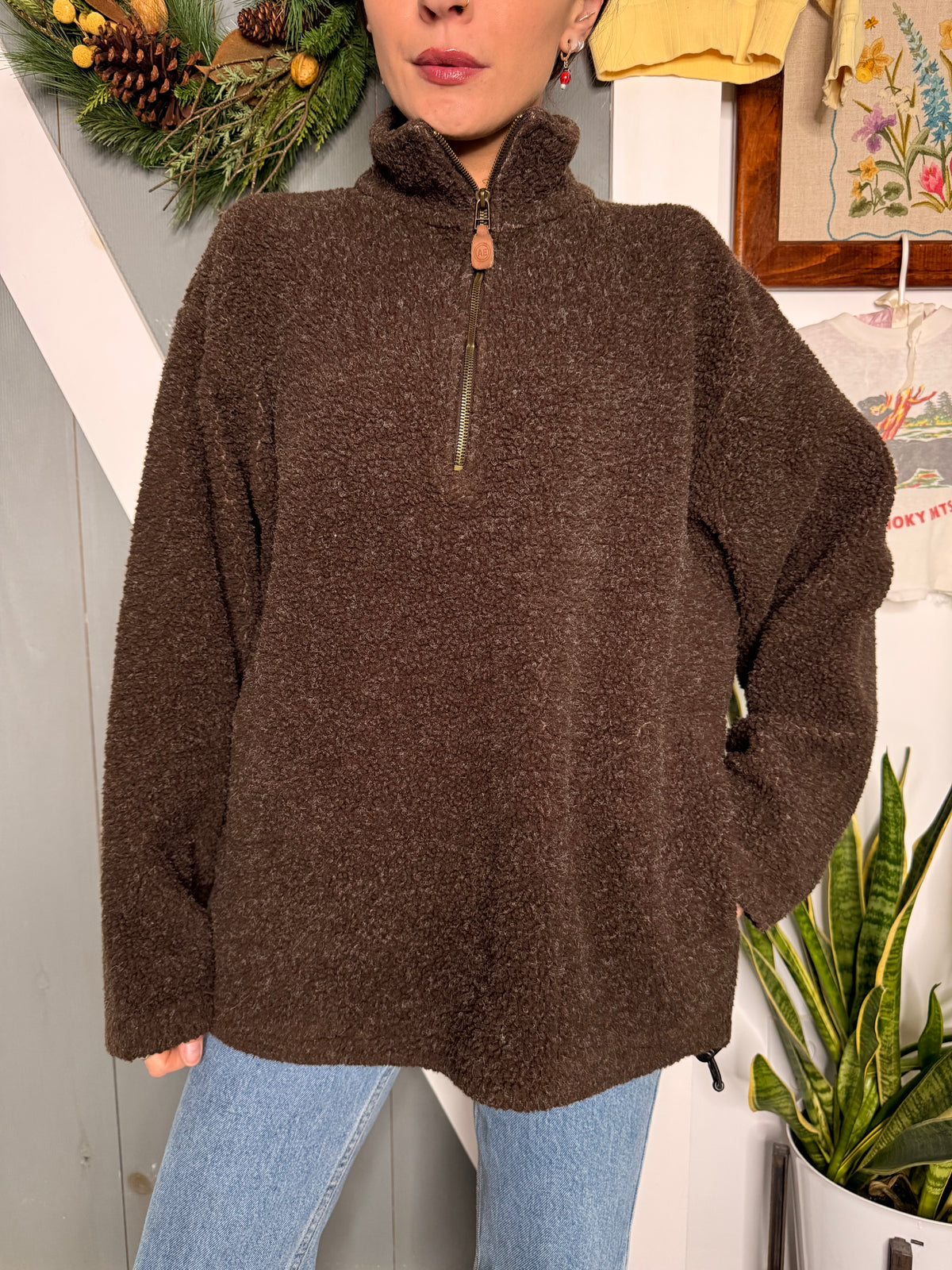 (M) Vtg American eagle fleece