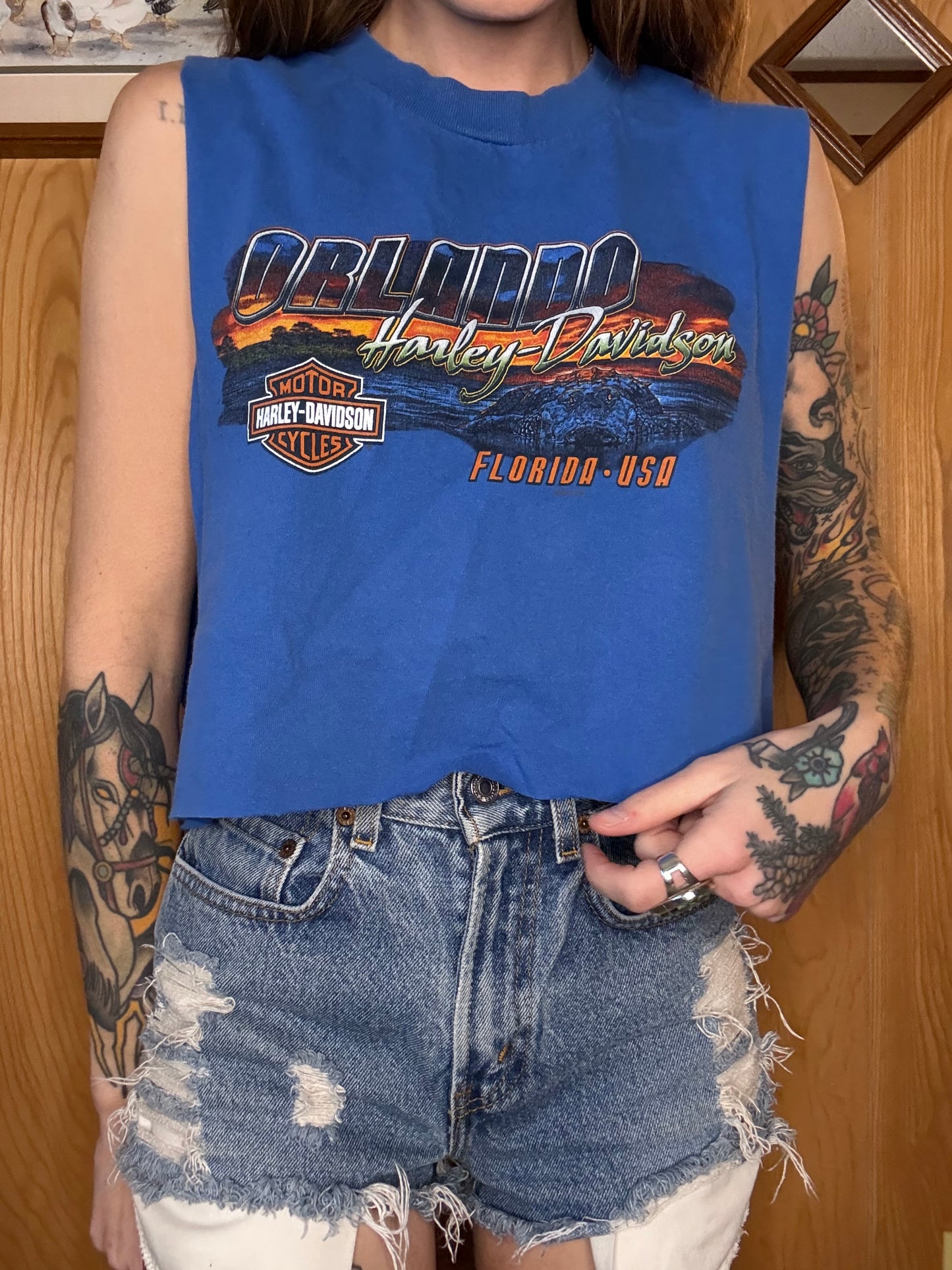 (S-L) Harley crop top