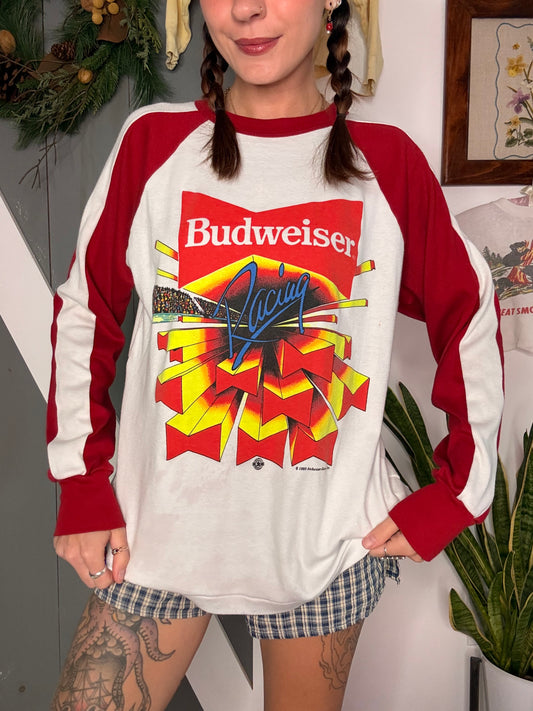 (L) vtg Budweiser long sleeve