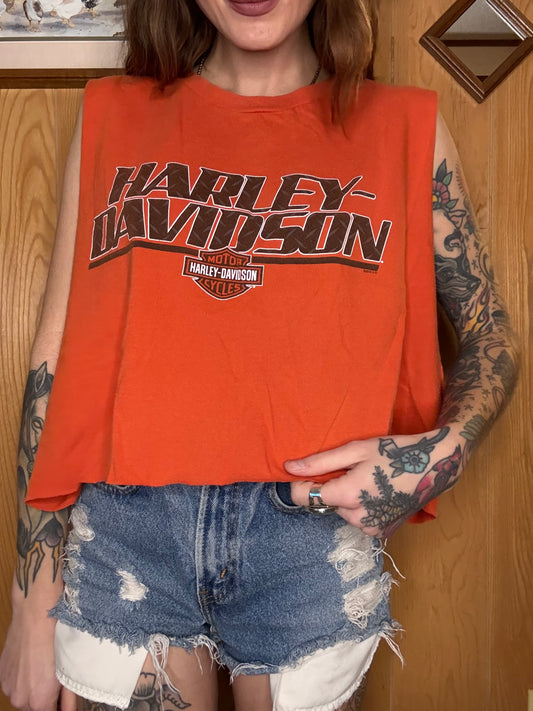 (M-XL) Harley crop top