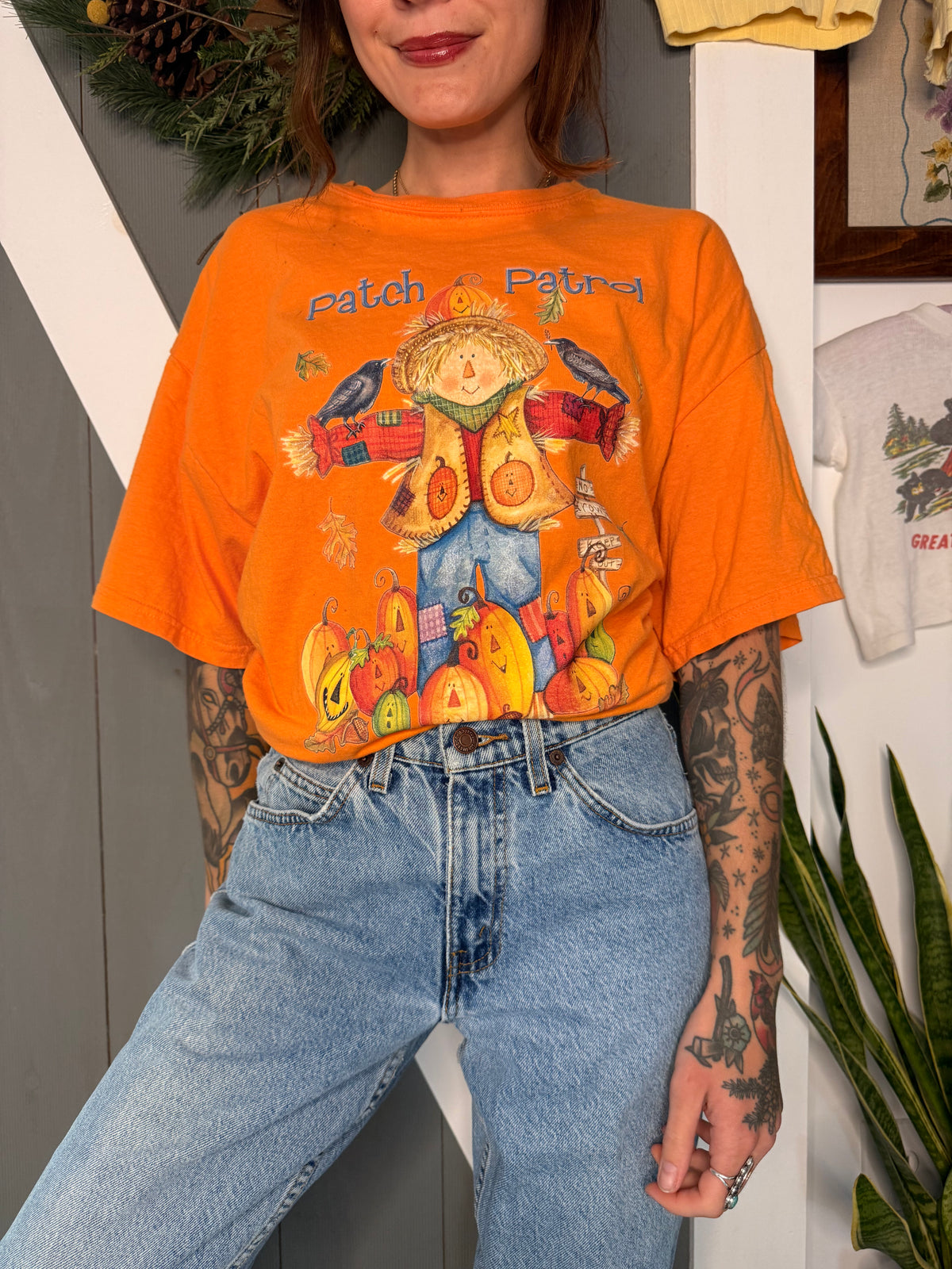 (XL) Vtg fall tee