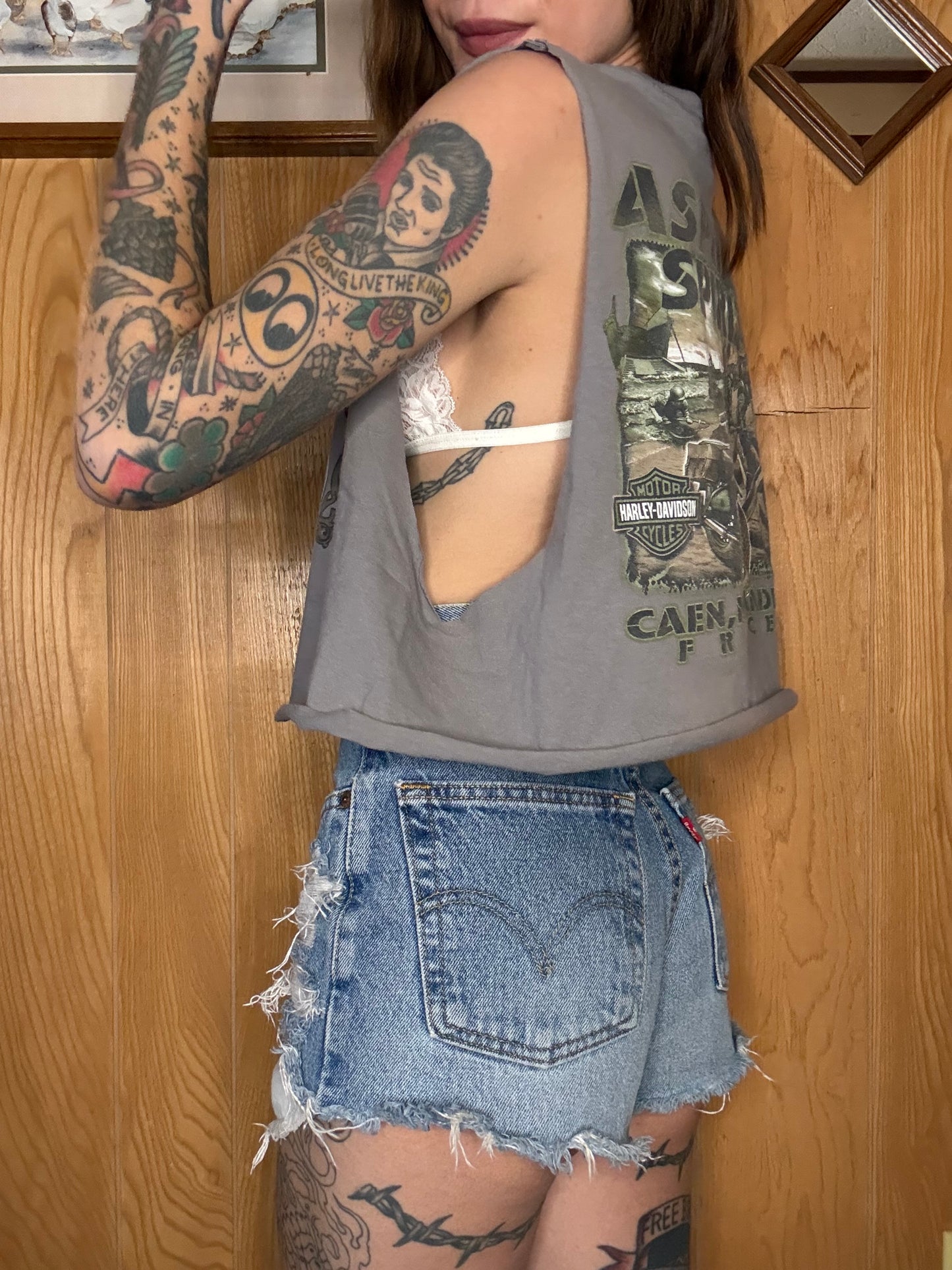 (S-L) Harley crop top