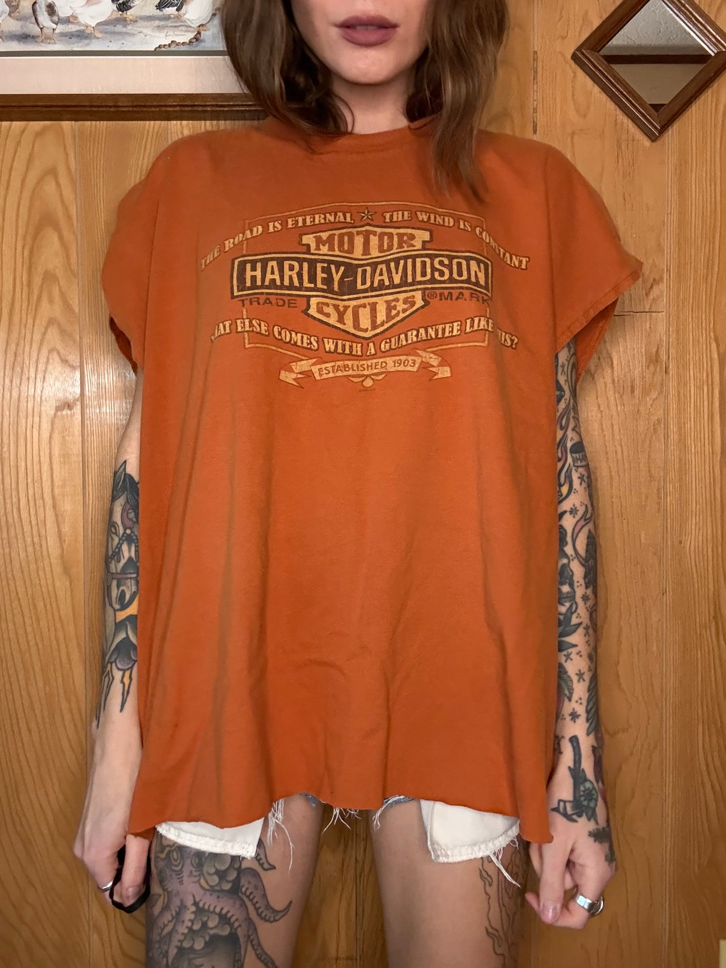 (L-2XL) Harley crop top