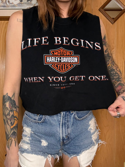 (S-L) Harley crop top