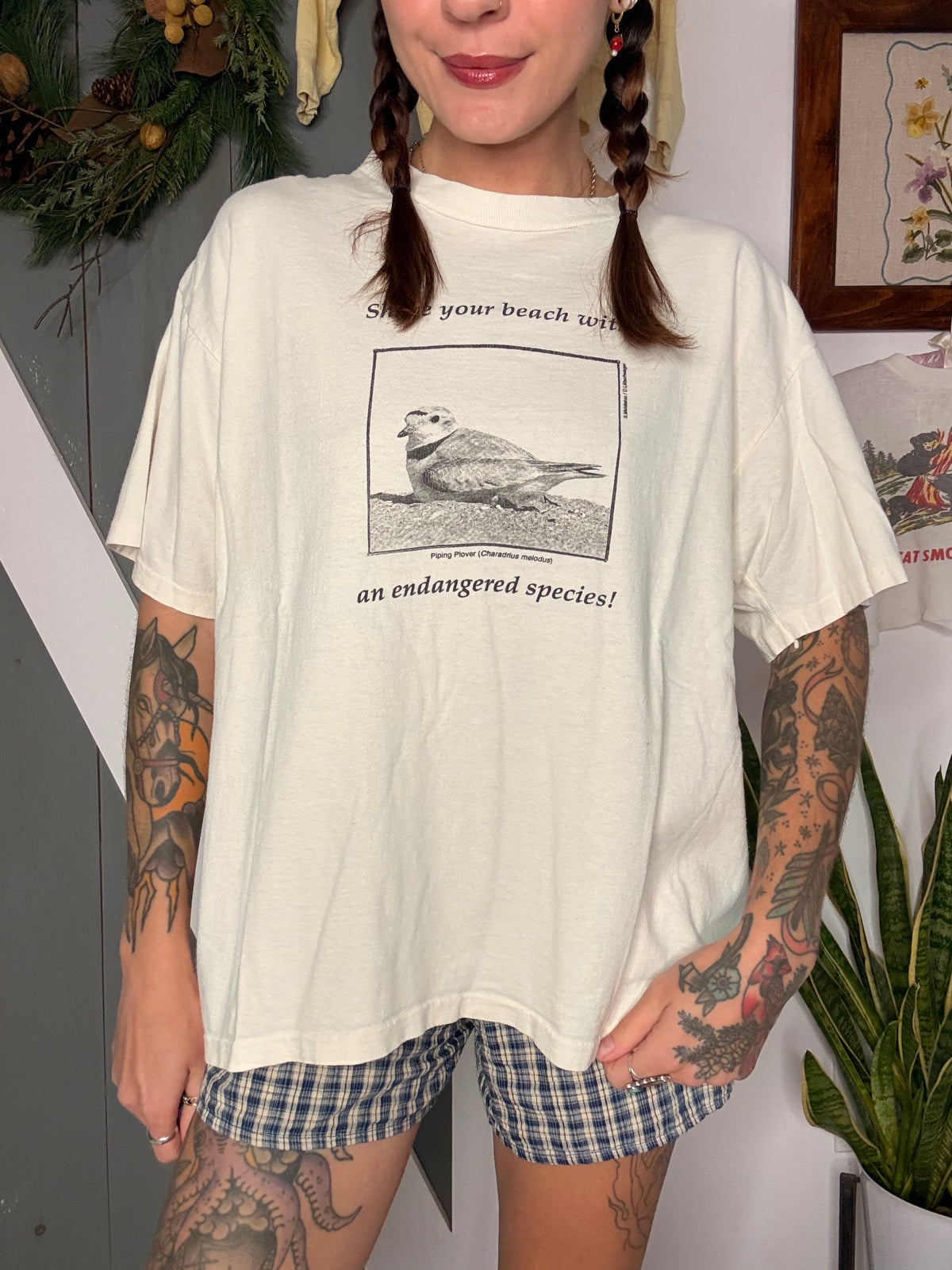 (L) vtg plover tee