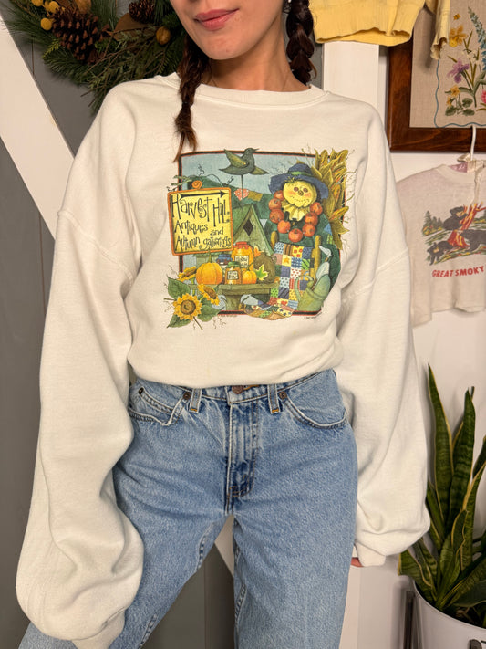 (XL) Vtg fall crewneck