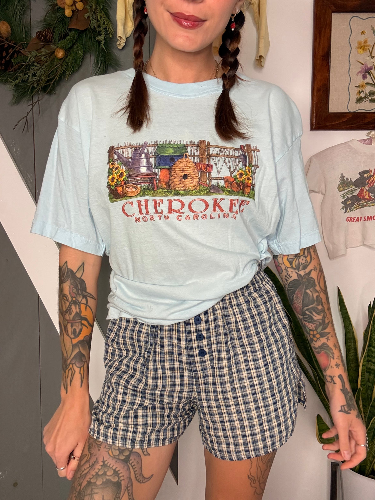 (XL) vtg Cherokee nc tee