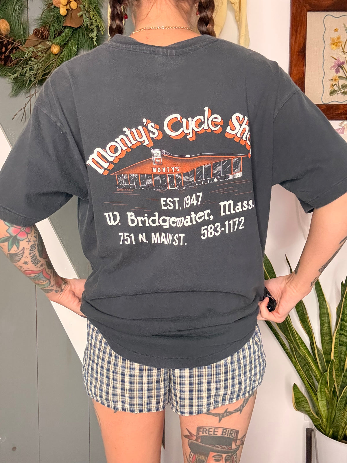 (L/XL) vtg harley tee
