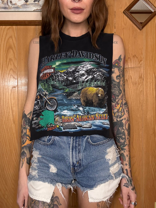 (M-XL) Harley crop top