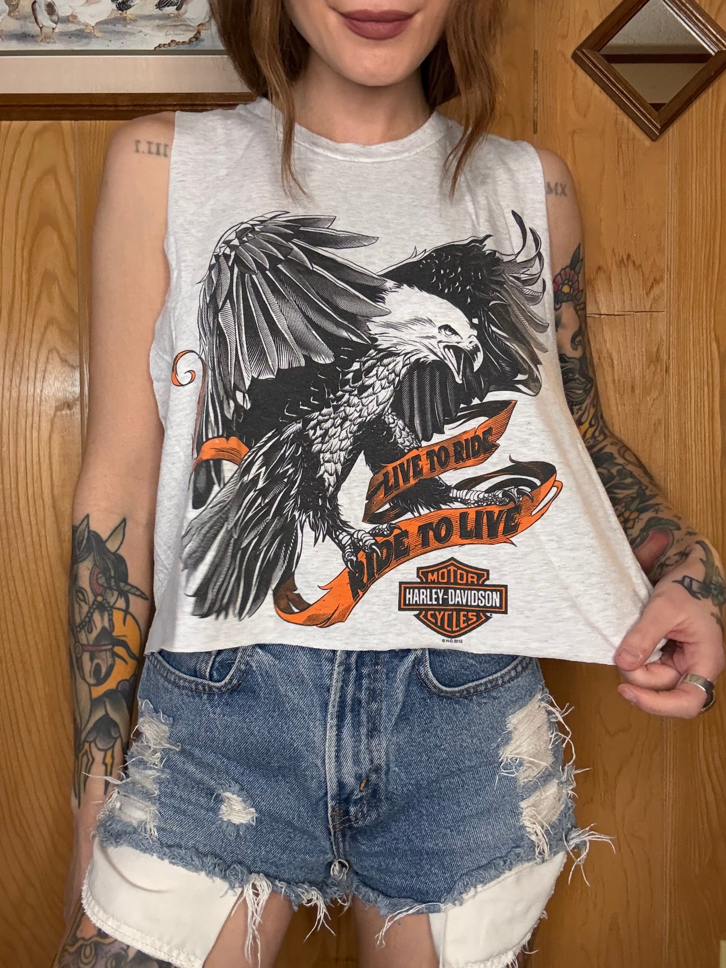 (S-L) Harley crop top