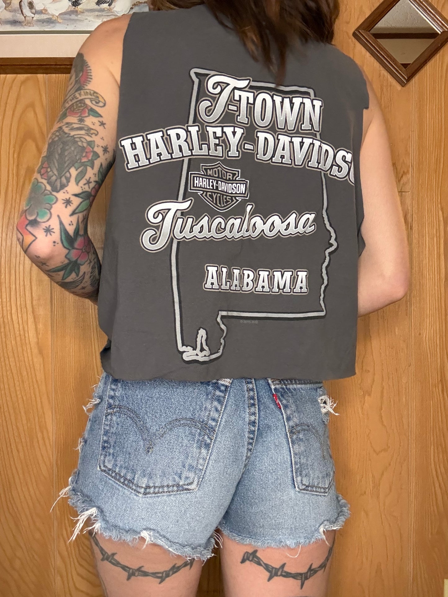 (M-XL) Harley crop top