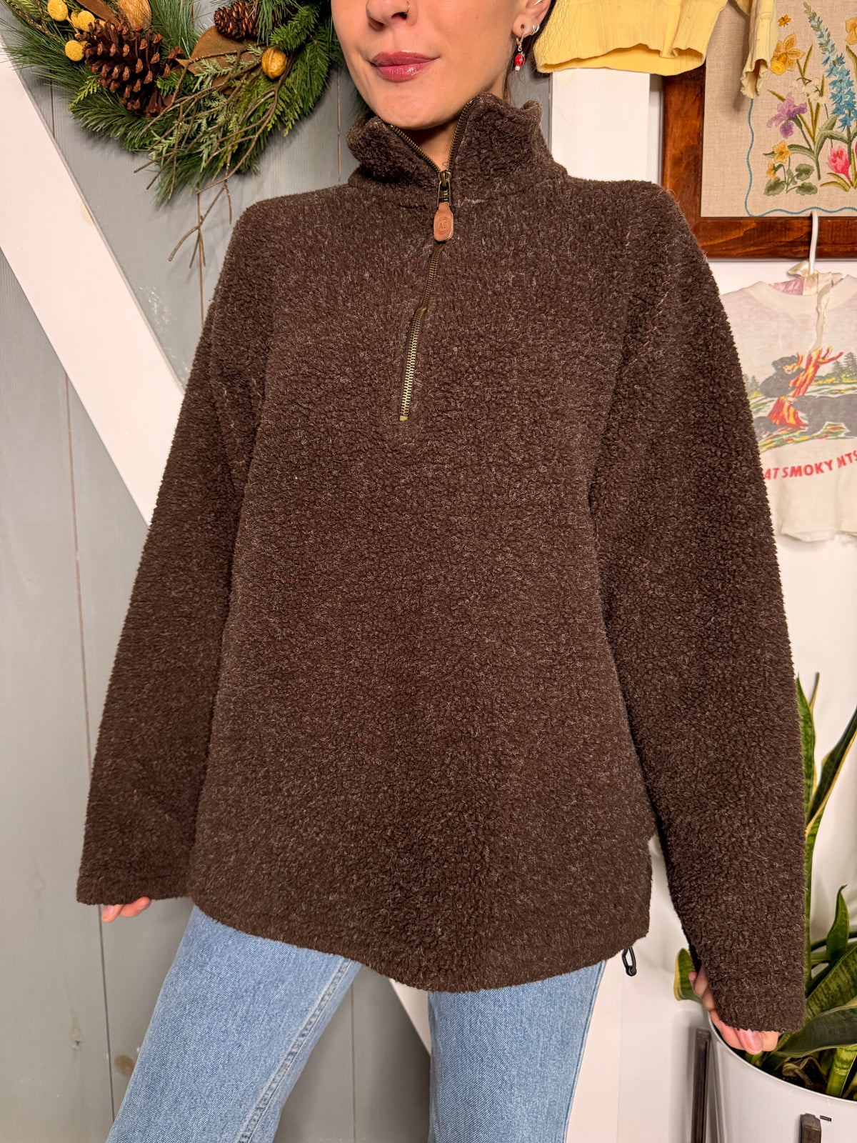 (M) Vtg American eagle fleece