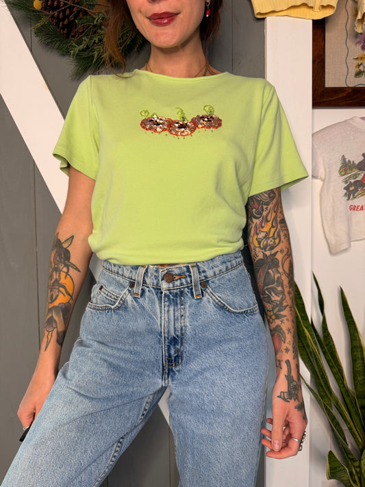 (S) Vtg Halloween shirt
