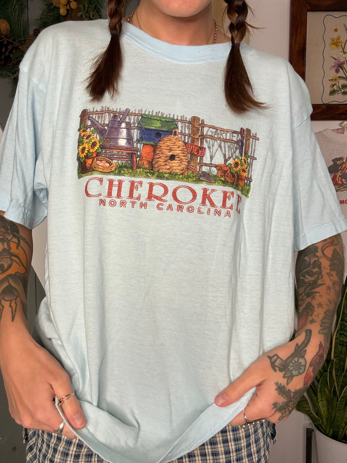 (XL) vtg Cherokee nc tee