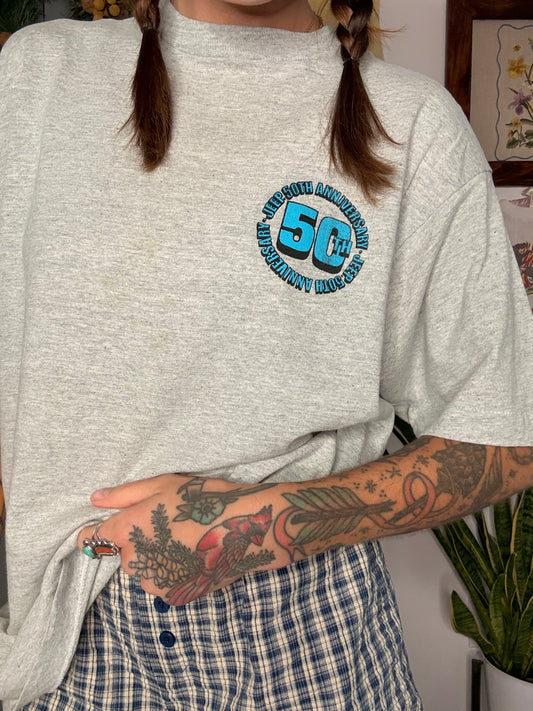 (L) vtg jeep tee
