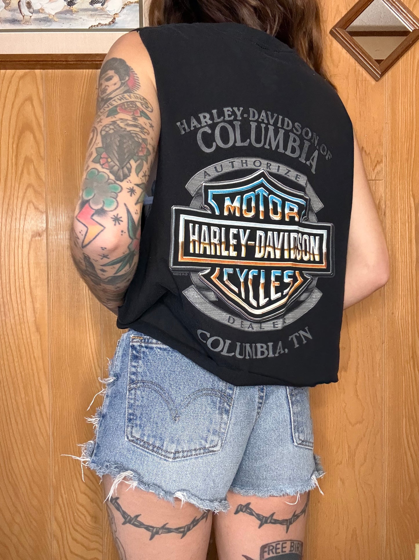 (M-XL) Harley crop top