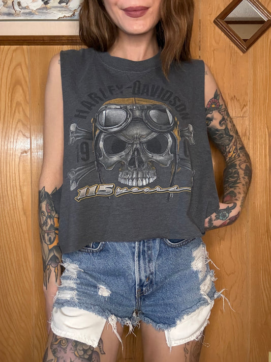 (M-XL) Harley crop top