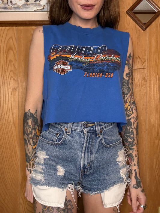 (S-L) Harley crop top
