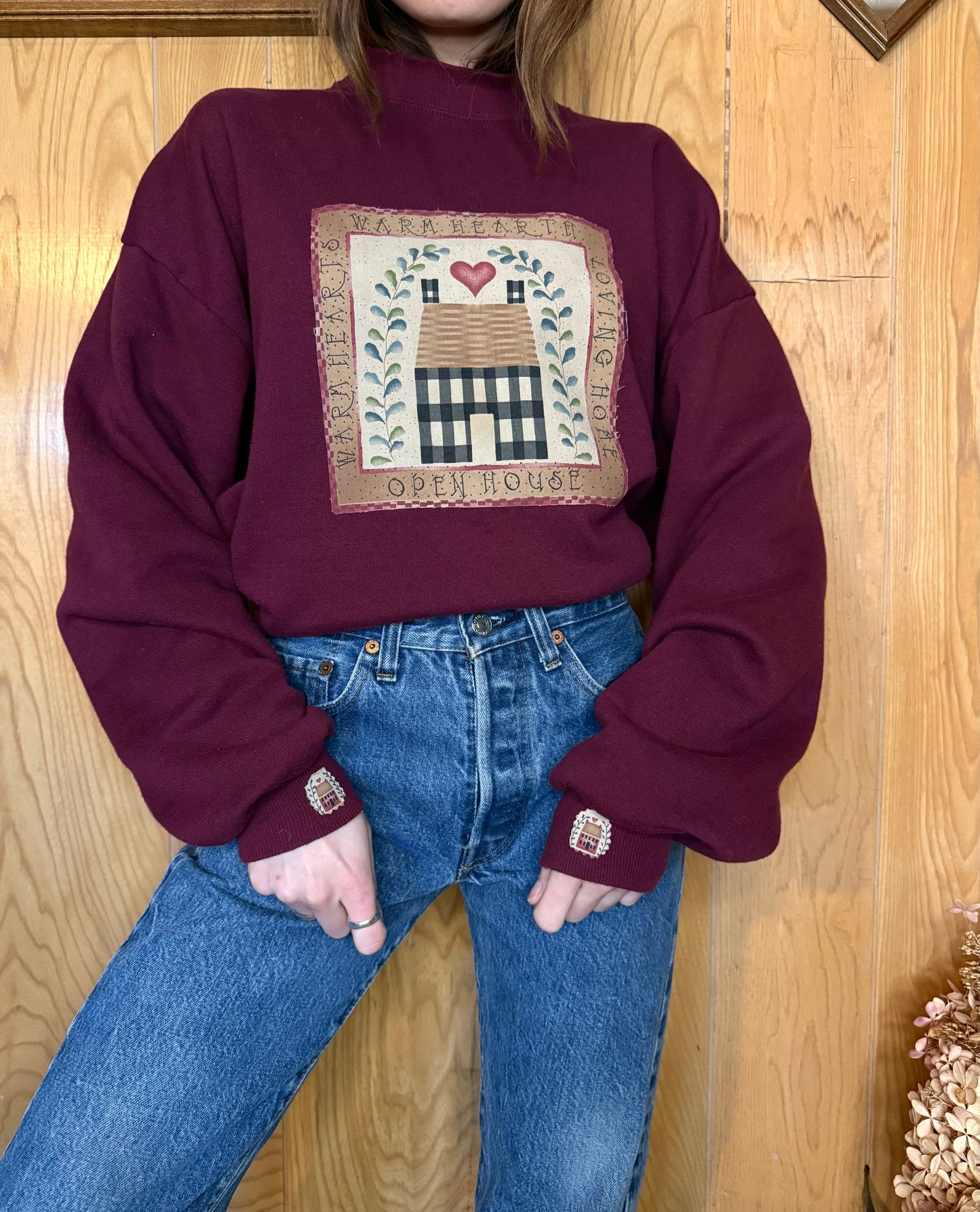 (XL) Vtg home sweet home crewneck