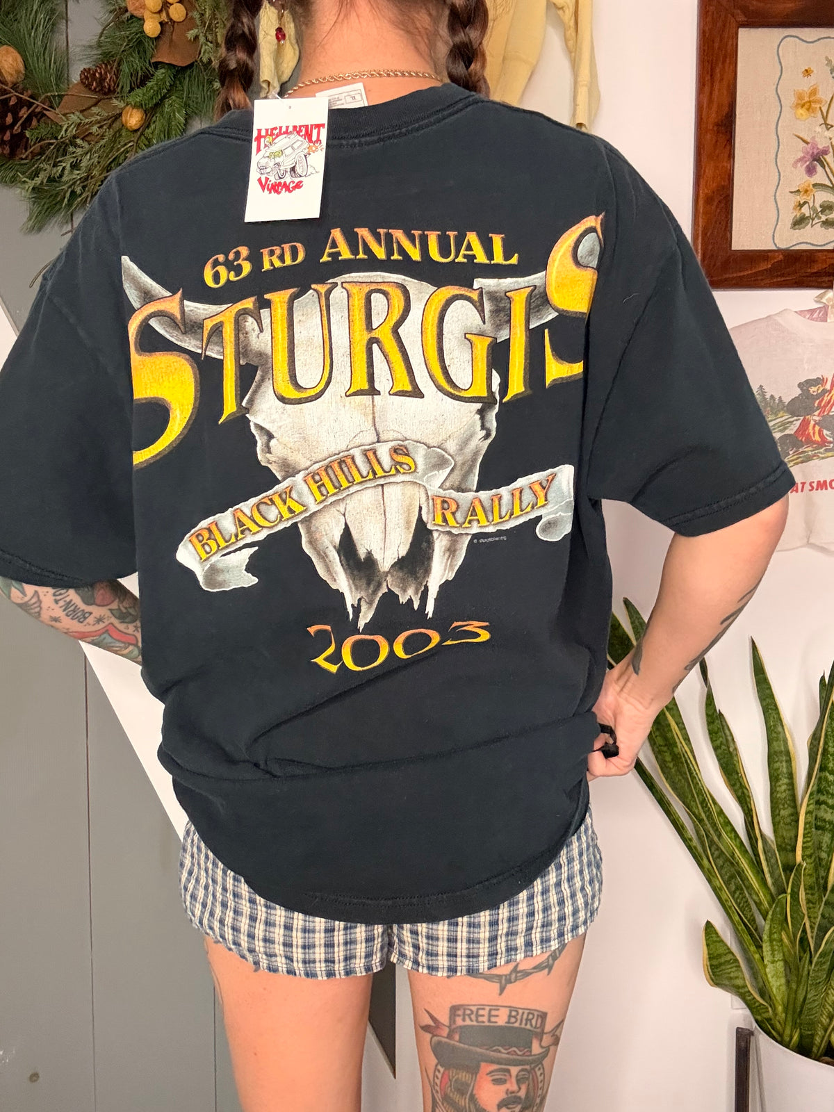 (XL) vtg biker tee