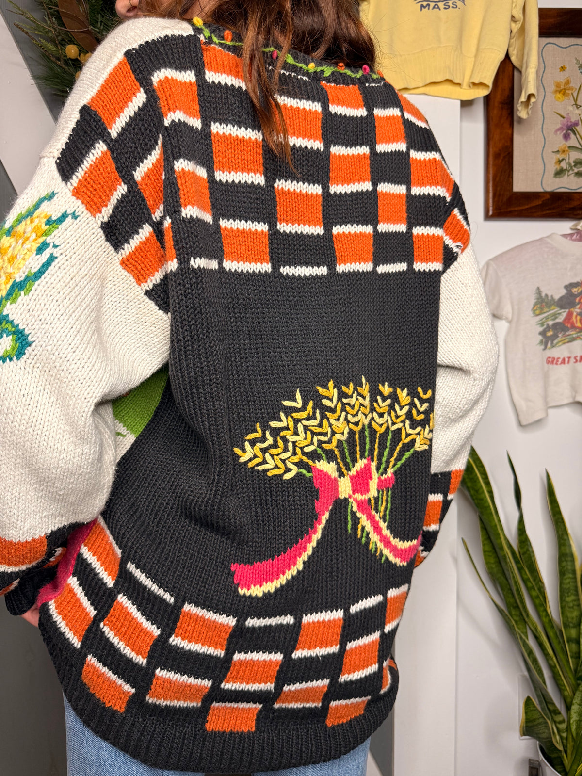 (L/XL) Vtg fall sweater