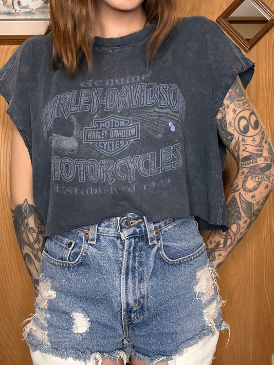 (S-L) Harley crop top