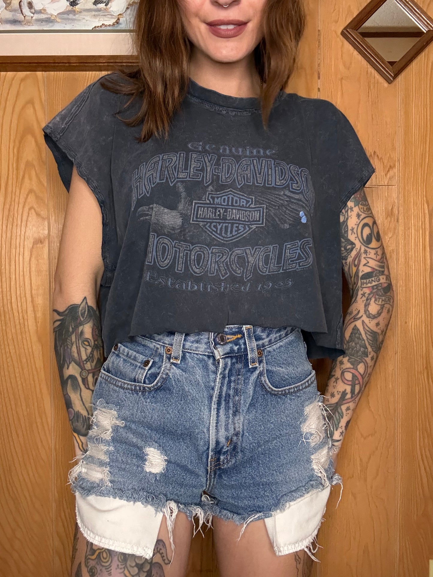 (S-L) Harley crop top